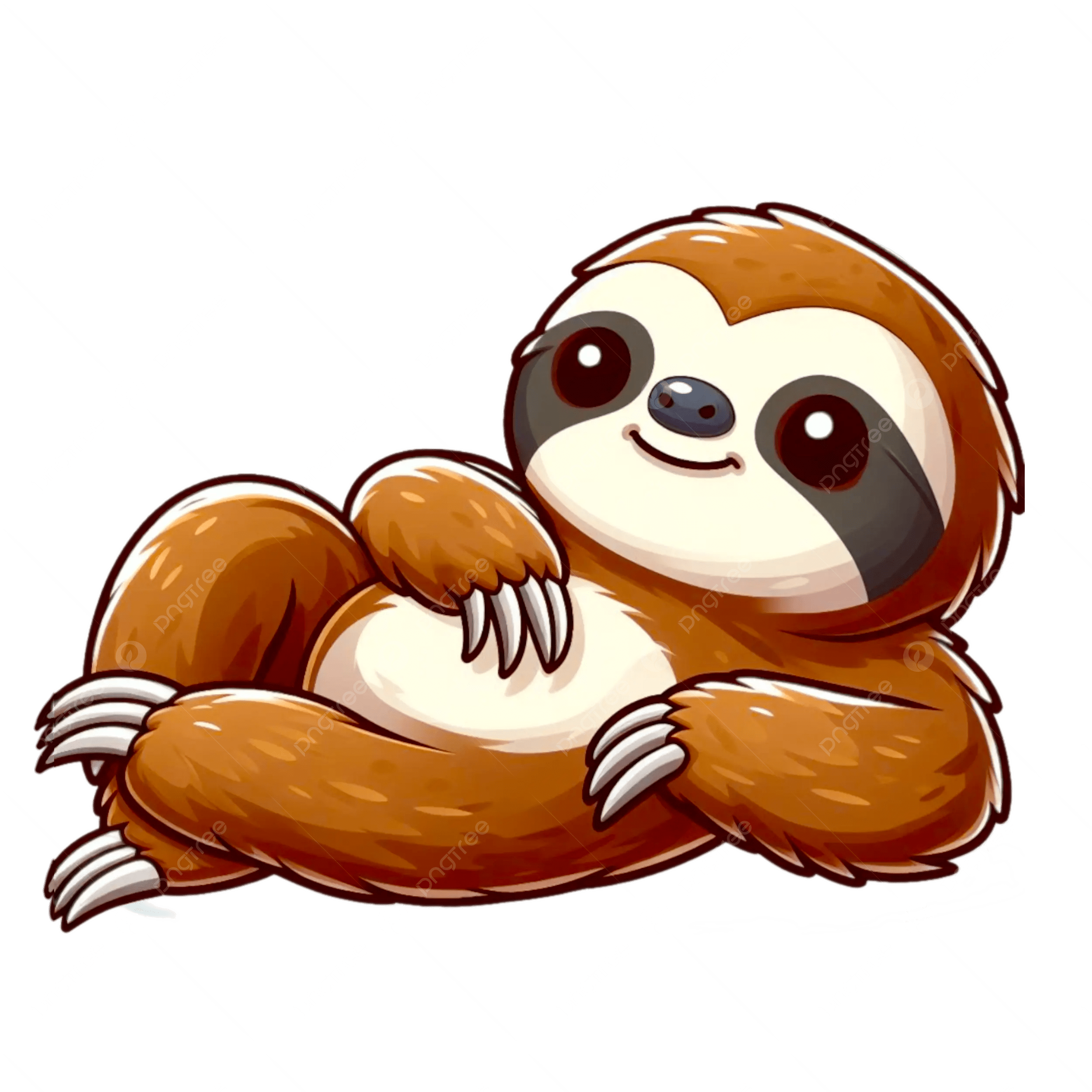 Cute Cartoon Sloth